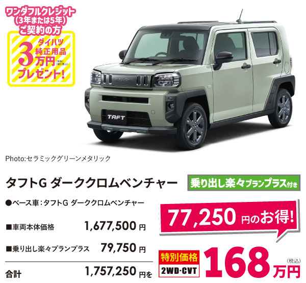 タフトG ダーククロムベンチャー